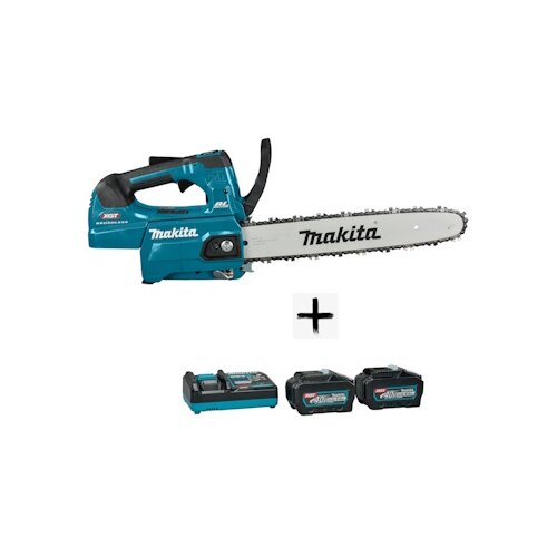 Makita akumulatorska lančana testera 350mm XGT 40V UC004GZ + starter set XGT (2 x 4Ah BL4040 + brzi punjač DC40RA) 191L77-9 Cene