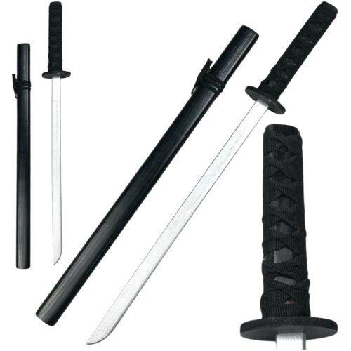  Drvena katana za igru 70cm - crna Cene