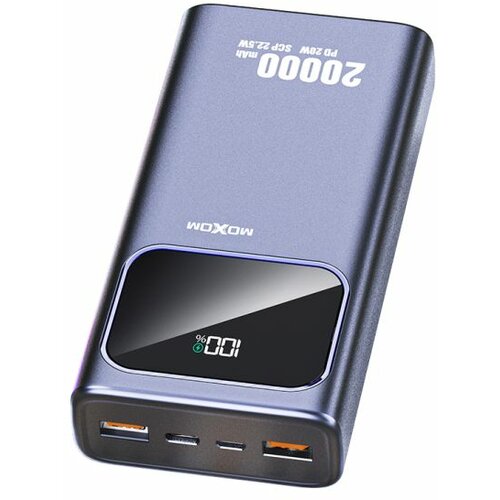 Moxom power bank MX-PB64 PD/20W + 5A/22.5W 20000mAh/ plava Cene