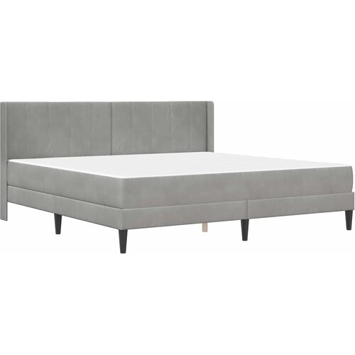  Okvir kreveta s madracem Svijetlo siva 180 x 200 cm Bar&amp;scaron;un Slike