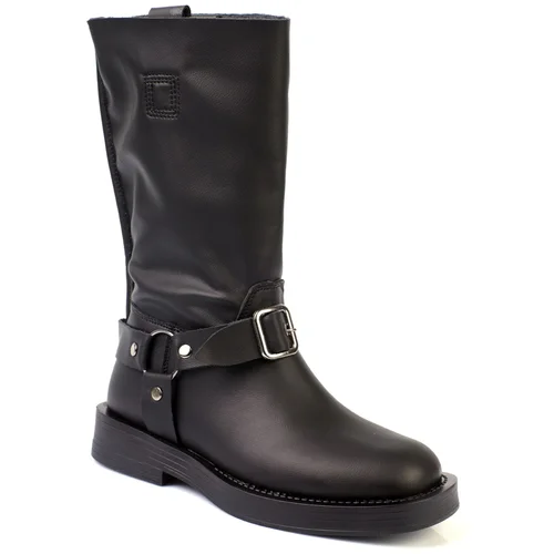 Capone Outfitters Biker Long Women's Boots