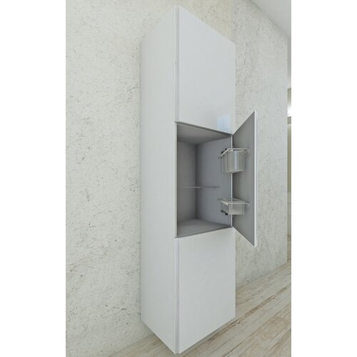 BADEN HAUS Visoka omara (170 x 45 x 38 cm, bela, sijaj) Cene