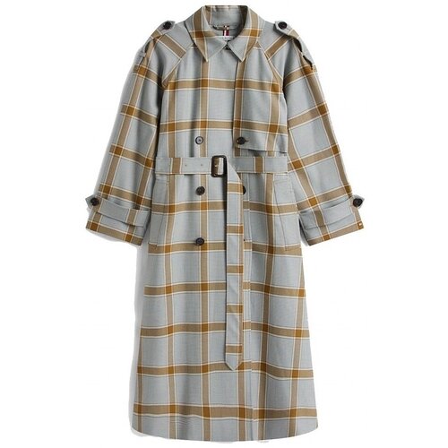 Tommy Hilfiger Trenči LIGHT WOOL CHECK RLX TRE Siva Cene