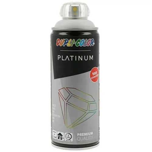 Dupli color Platinum Sprej s lakom u boji (Bijele boje, 400 ml, Svilenkasti sjaj)
