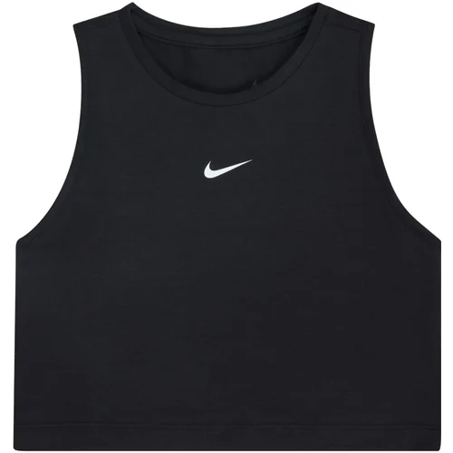 Nike Športni top 'Pro' črna / bela