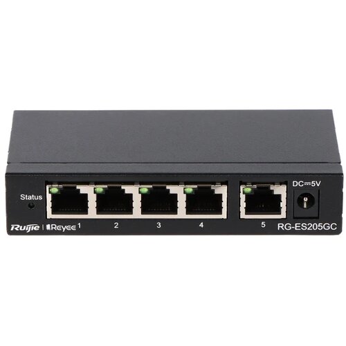  10/100/1000 5-port Reyee RG-ES205GC L2 upravljiv Cloud svič Cene
