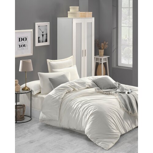 Lessentiel Maison Ranforce posteljina (200x220) Fresh Color Ecru Cene
