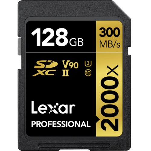 Lexar SDXC Pro 128GB 2000X UHS-II U3 R 300/W260 (V90) Cijene