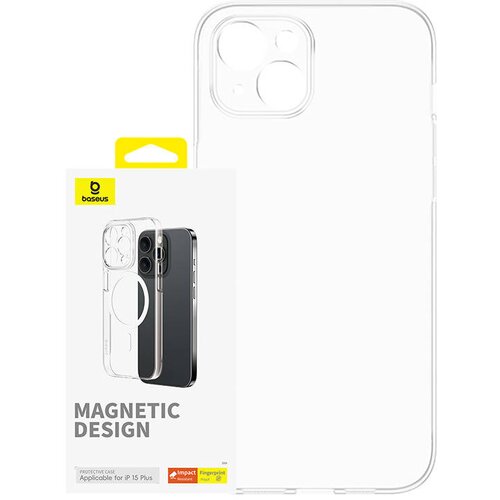 Baseus Magnetno ohi&amp;scaron;je za iPhone 15 Plus OS-Lucent Series (prozorno), (20833756) Slike