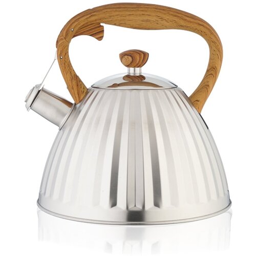 Eva čajnik z ročajem v imitaciji lesa 3l / indukcija / inox, pvc, (20454419) Slike