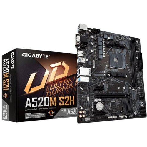 Gigabyte A520M S2H 1.2AM4 2xDDR4 M.2, 4xSATAVGA, DVI, HDMI 6xUSB mATX Cijene