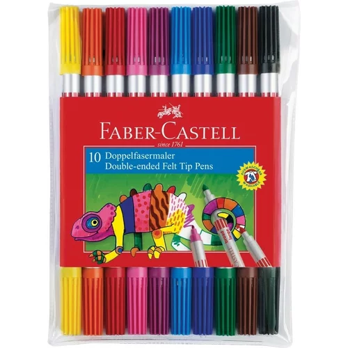 Flomaster šolski faber-castell dvostranski 1/10 FABER-CASTELL