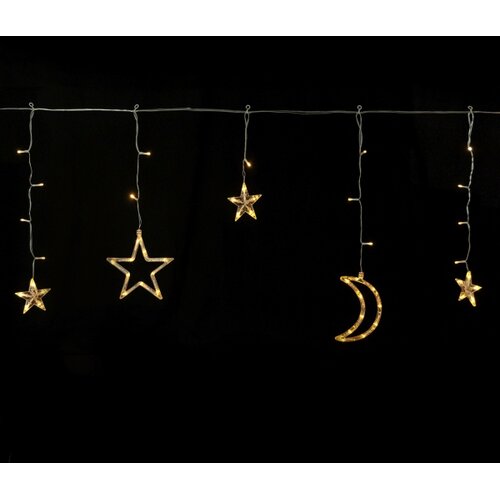 Aigostar led solarni božićni lanac 120xLED/8 funkcija 3x0,6m 500 mah IP65 topla bela Slike