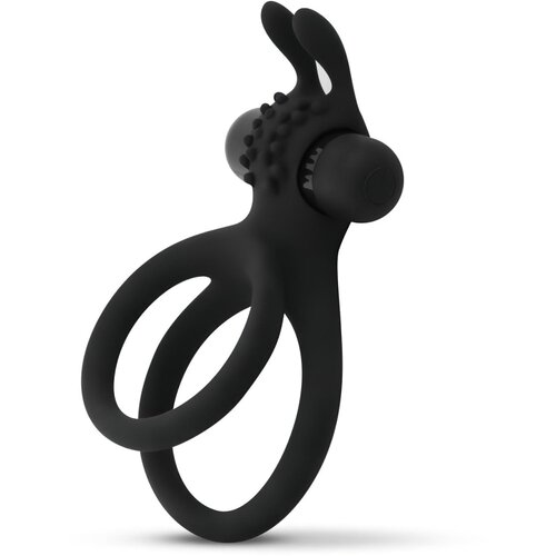 EasyToys - Men Only dvostruki vibrirajući prsten za penis sa zečjim u&amp;scaron;ima Share Ring Slike