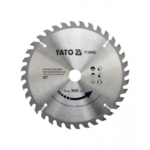 Yato List kružne pile za drvo 180x20 YT-60482 Cijene