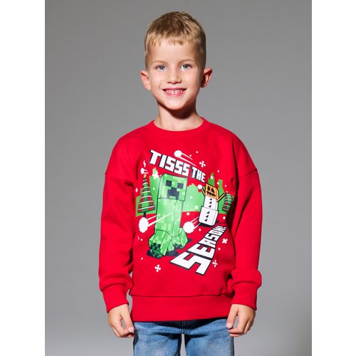 Sinsay Bluza s okruglim izrezom s božićnim motivom Minecraft Slike