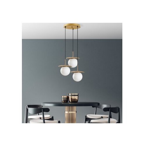 Opviq Luster Anemon-13833, 55x55x110cm, IP20, Zlatno-bijela boja Cene