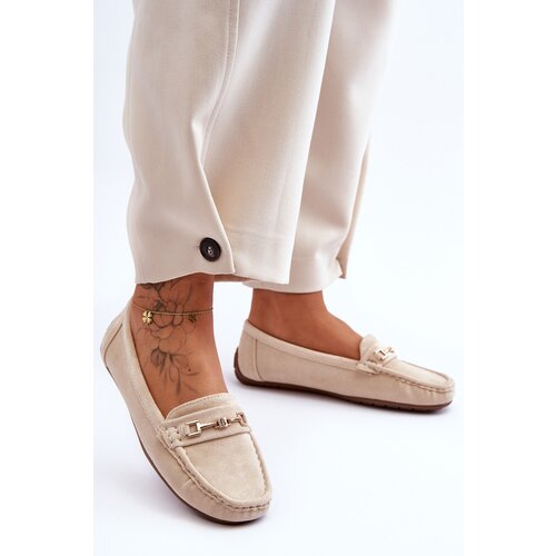 Boto Women&amp;#039;s Classic Suede Loafers Beige Corinell Slike