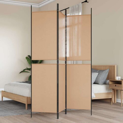  3-panelni prostor delilnik Bež 150 x 200 cm Blago, (5000235508) Cene