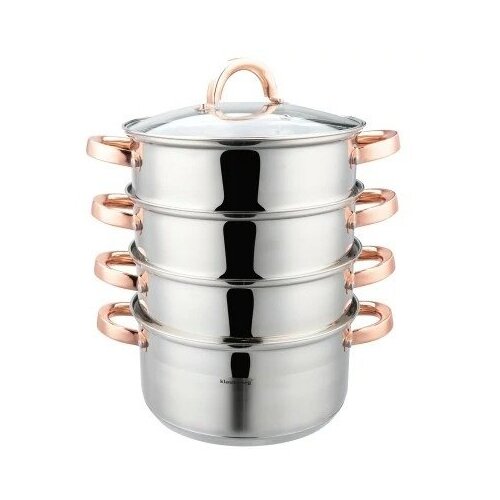 Klausberg KB-7728 lonac za kuhanje na pari 3,1 L &amp;ndash; 3-dijelni set, 20 cm EAN: 5908287277281 Slike