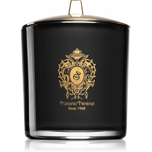 Tiziana Terenzi Black Fire mirisna svijeća s drvenim fitiljem 900 g