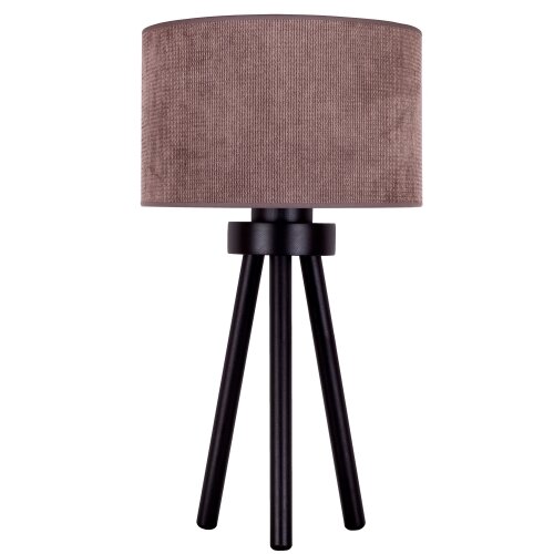  Duolla - Stona lampa LYON 1xE27/15W/230V prečnik 30 cm braon Slike