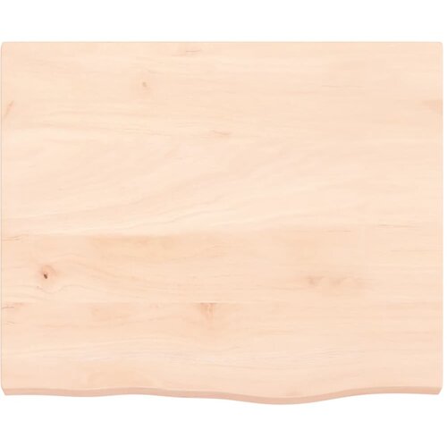  Zidna polica 60x50x(2-4) cm neobrađena masivna hrastovina Slike