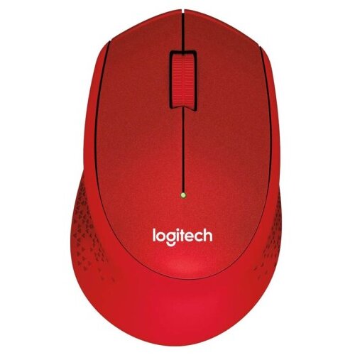 Logitech M330 Silent PLUS brezžična optična rdeča mi&scaron;ka Cene