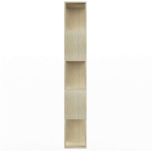  za knjige / pregrada boja hrasta 80x24x159 cm iverica Slike