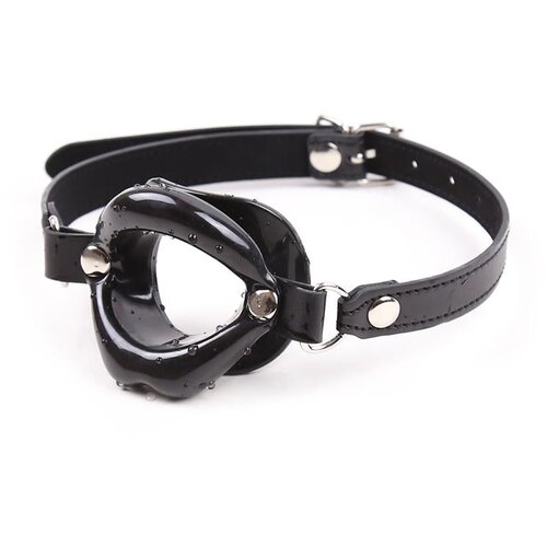 LATETOBED gag ball mouth shaped black Slike
