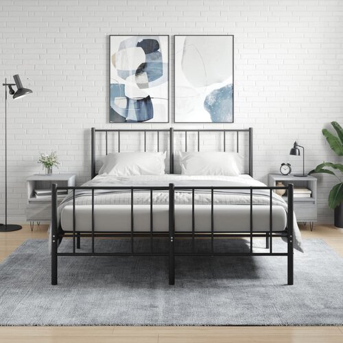 vidaXL Noćni ormarići 2 kom boja hrasta 40x35x50 cm konstruirano drvo Cijene