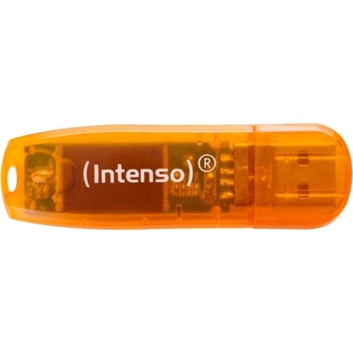 Intenso (Intenso) USB Flash drive 64GB Hi-Speed USB 2.0, Rainbow Line, ORANGE - USB2.0-64GB/Rainbow Cijene