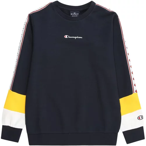 Champion Authentic Athletic Apparel Sweater majica mornarsko plava / žuta / crvena / bijela