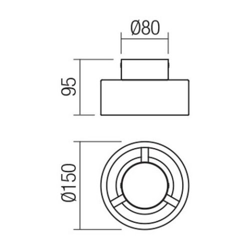  Redo 01-3096 - LED stropna svetiljka PUNKT LED/6W/230V bela Slike
