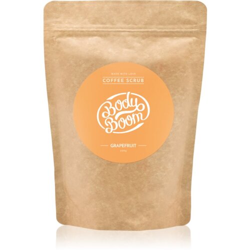 BodyBoom Grapefruit piling za tijelo od kave 200 g Slike