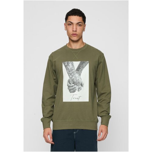 Mister Tee Trust 2.0 Crewneck Olive Slike