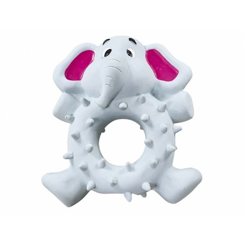 Nobby dog igračka latex elephant light grey 13cm Slike