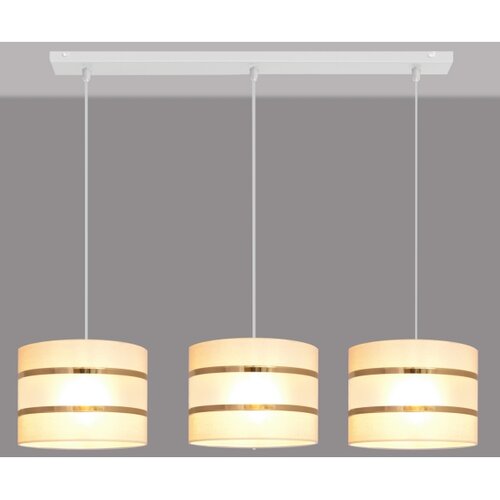  Luster na sajli HELEN 3xE27/15W/230V krem boje Slike