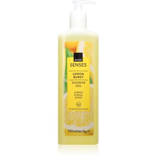 Avon Senses Lemon Burst osvježavajući gel za tu&amp;scaron;iranje 720 ml Slike