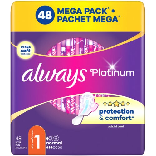 Always Platinum Normal Size 1 ulo&scaron;ci s krilima 48 kom Cijene