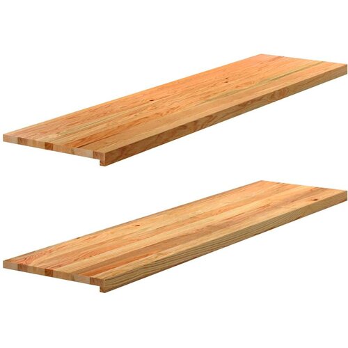  Prozorske klupice 2 kom svijetlosmeđe 160x40x2 cm masivne hrast Cene