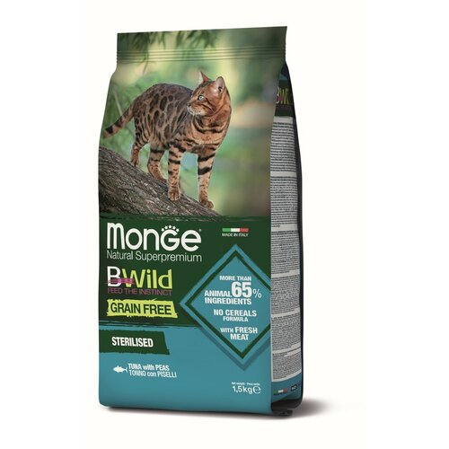 Monge BWilld Hrana za odrasle mačke, Meso inćuna, 1.5kg Cene