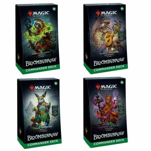 Wizards board game magic the gathering - tcg bloomburrow - commander decks Cene