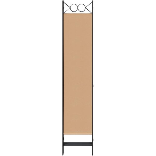  Razdjelnik prostora s 6 panela Bež 240 x 200 cm Tkanina Slike