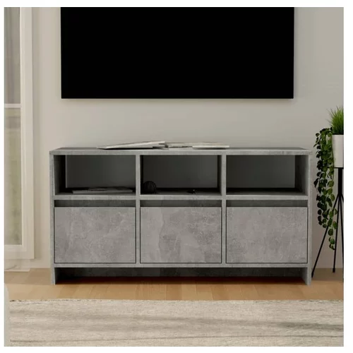  TV omarica betonsko siva 102x37,5x52,5 cm iverna plošča