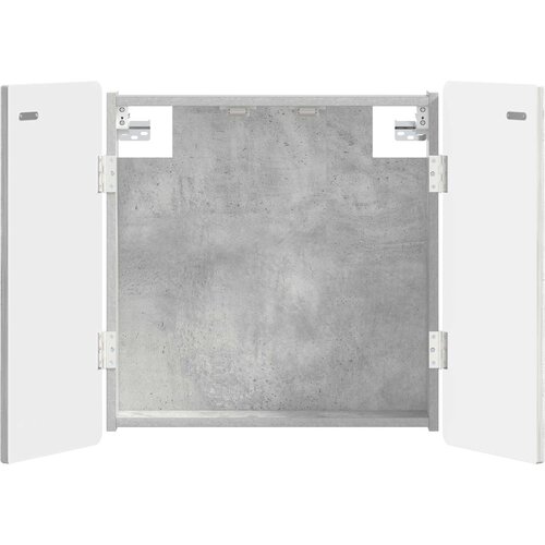 Kabinet za mete ZWOLLE Betonska siva 52,5 x 10,5 x 57,5 cm Cijene