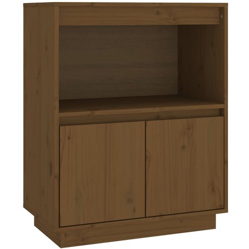 Maison Chic Komoda - Predalnik medeno rjava 60x34x75 cm trdna borovina, (21716633) Slike