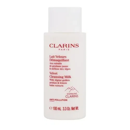 Clarins Velvet Cleansing Milk 100 ml čistilno mleko za vse tipe kože za ženske