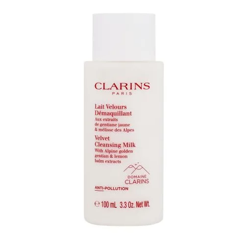 Clarins Velvet Cleansing Milk 100 ml mlijeko za čišćenje lica za sve vrste kože za ženske