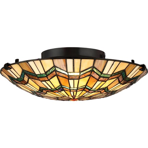 Elstead Lighting Elstead Alcott 2 vgradni žarnici Tiffany - bronasta povr&scaron;ina, E27, (22098169) Cene